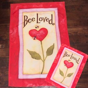 Matching House And Garden Flag Set